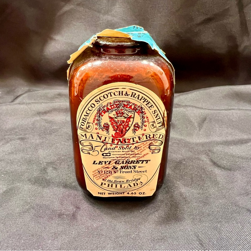 VTG UNOPENED SEALED 3 DOT LEVI GARRETT 4.65 OZ - Tobacco‎ Scotch & Rappee Snuff